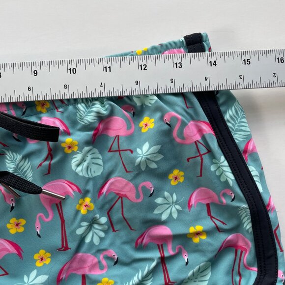PoolBoy Mens Flamingo Print Swim Shorts Size M Elastic Waist Beach Vacation‎ Sun - Picture 9 of 9